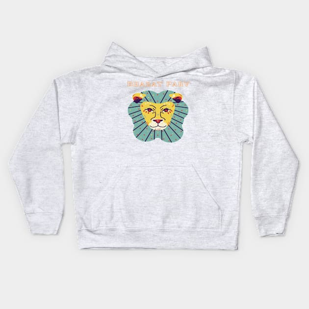 Bharat Parv - Leo Kids Hoodie by Bharat Parv